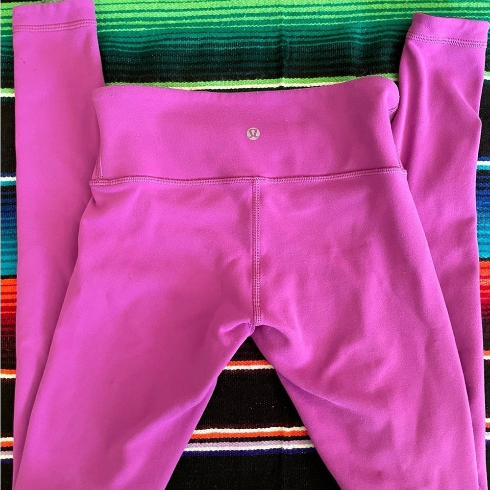 Lululemon Reversible Leggings Pink/Black